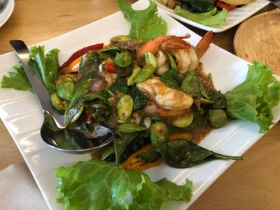 สะตอผัดกุ้ง