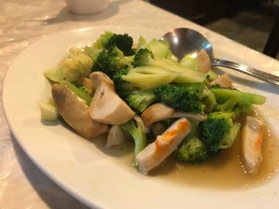 บล็อคโคลี่ผัดกุ้ง