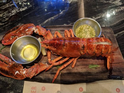 Steamed Lobster ( 1kg.) + Free Salad