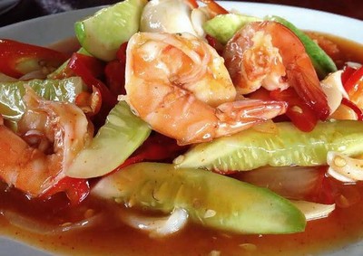 ผัดเปรี้ยวหวานทะเล