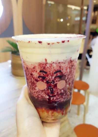 Wild Berry Bubble Tiramisu Bingsu