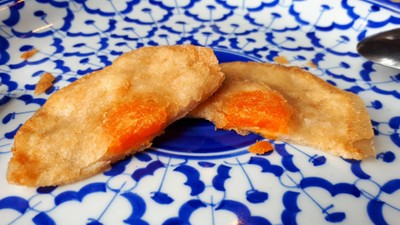 ข้าวผัดทับขวัญ + ทับทิมกรอบ + น้ำมะตูม