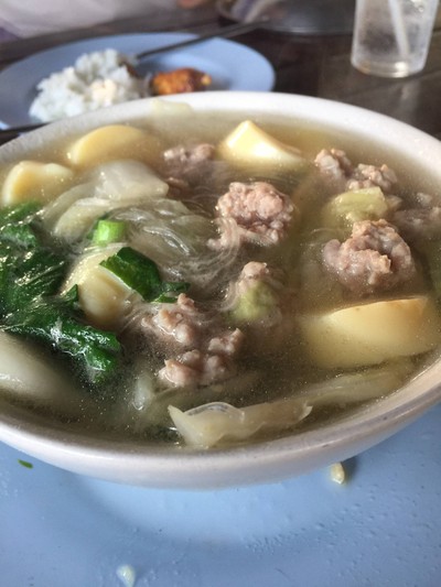 ต้มจืดเต้าหู้หมูสับ