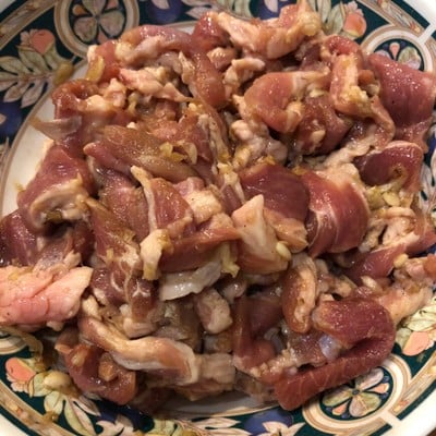 วิธีทำ หมูทอดขิงกระเทียม ด้วยหม้ออบลมร้อน วิธีทำ หมูทอดขิงกระเทียม ด้วยหม้ออบลมร้อน