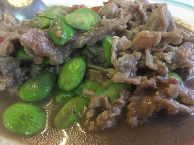 หมูผัดพริกชาวสวน