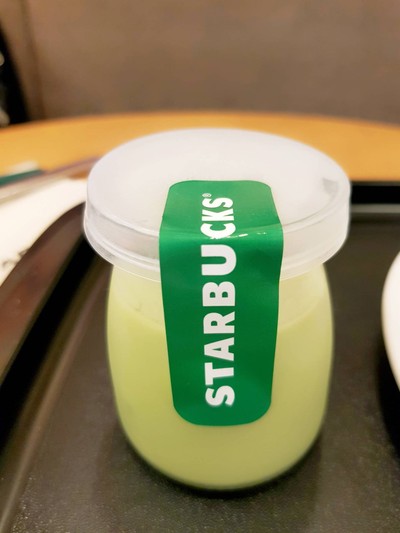 green tea mochi pudding