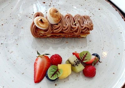 Chef’s Signature “Mont Blanc Chestnut Mille-Feuille”