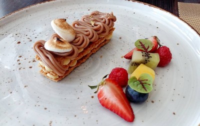 Chef’s Signature “Mont Blanc Chestnut Mille-Feuille”