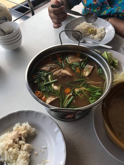 ปลากระบอกต้มส้ม