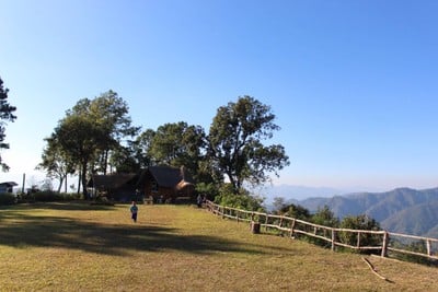 บรรยากาศ สถานีวิจัยเกษตรที่สูงสันป่าเกี๊ยะ