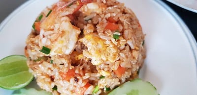 ข้าวผัดกุ้ง อร่อยมาก