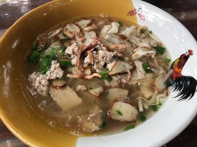 น้ำซุปหอมหมึกแห้ง