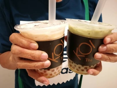 เมนูของร้าน KOI Thé Terminal 21 Pattaya