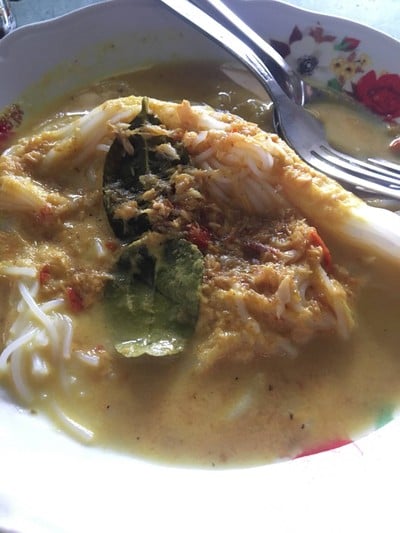 ขนมจีน เต้าคั่ว หน้าสวนสาธารณะ @หาดใหญ่