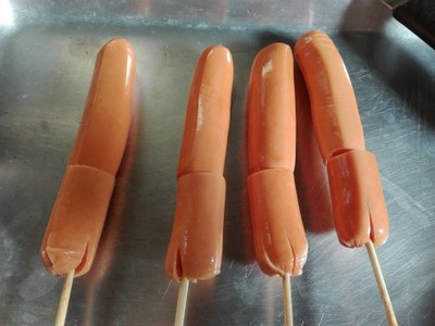 วิธีทำ  
🇰🇷 คอร์นด็อก (Corndog) 🔥