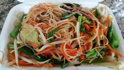 บะหมี่เหลืองฮ่องกงผัดแห้ง(เล็ก)