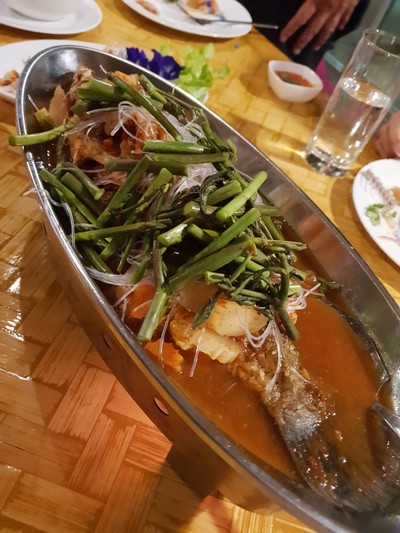 แกงส้ม ปลากระพง