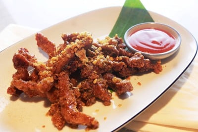 หมูทอดต้นตาล
