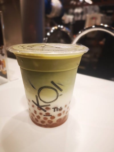 เมนูของร้าน KOI Thé Central Bangna ชั้น B1 โซนด้านหน้าห้าง