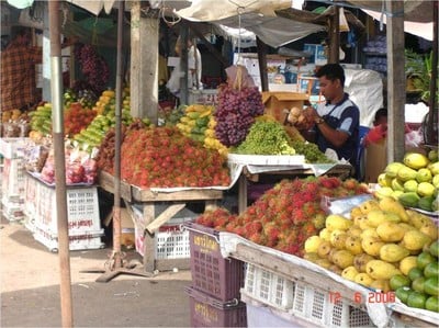 บรรยากาศ ตลาดตาบา