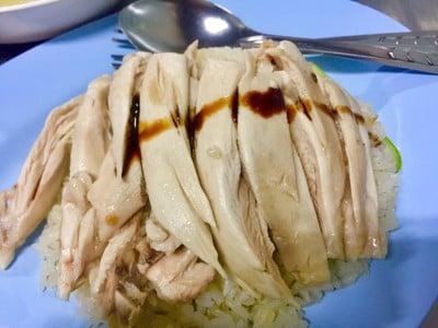ข้าวมันไก่เนื้อน่องไม่เอาหนัง