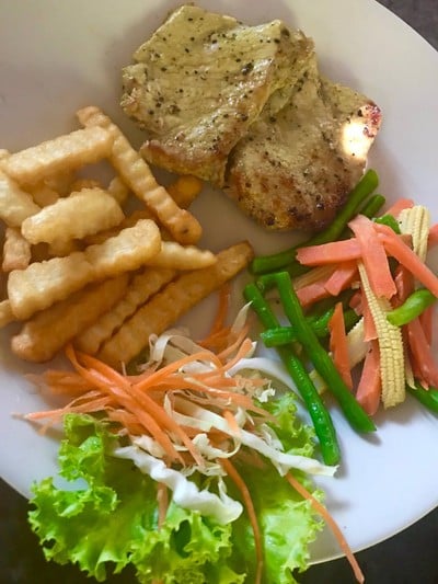 สเต็กหมู 