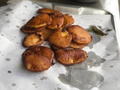 มันชุบแป้งทอด มันชุบแป้งทอด