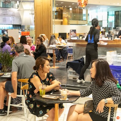 บรรยากาศ BRIX Dessert Bar ชั้น G สยามพารากอน