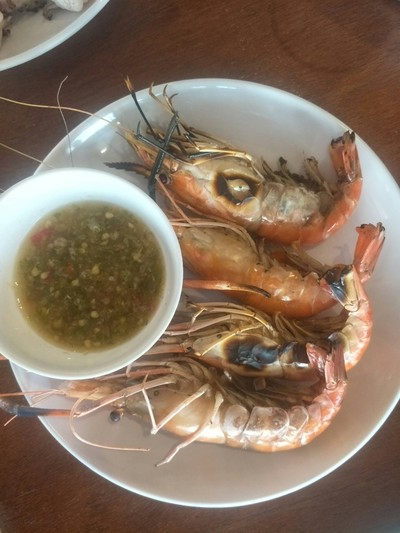 กุ้งเผา