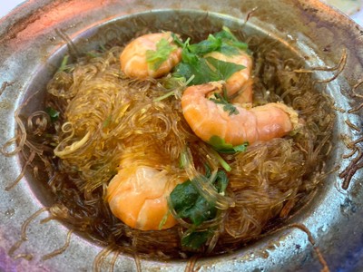 กุ้งอบวุ้นเส้น