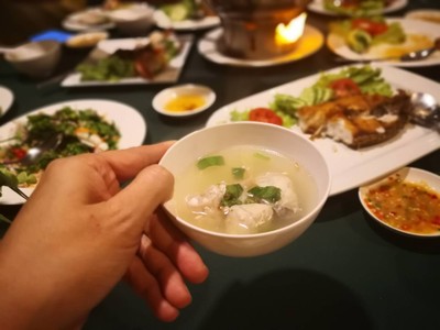 ต้มยำปลาม้าน้ำใส
