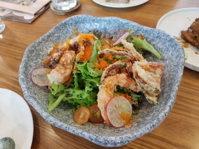 Spicy Soft Shell Crab Salad