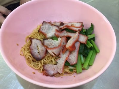 บะหมี่หมูแดงแห้ง