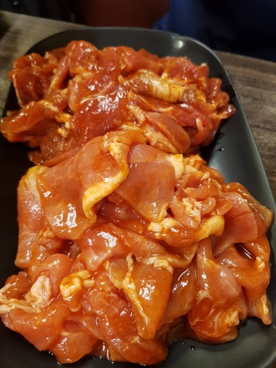 เมนูของร้าน SALANG Korean BBQ Buffet Restaurant ถนนพญาไท