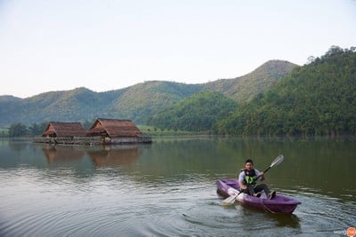 บรรยากาศ อ่างเก็บน้ำหุบเขาวง