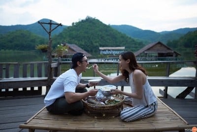 บรรยากาศ อ่างเก็บน้ำหุบเขาวง