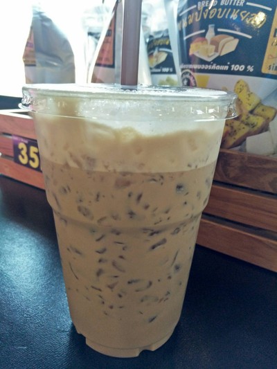 ลาเต้เย็น