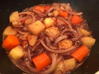 วิธีทำ Sliced Beef in Red Wine Stew France 🇫🇷 