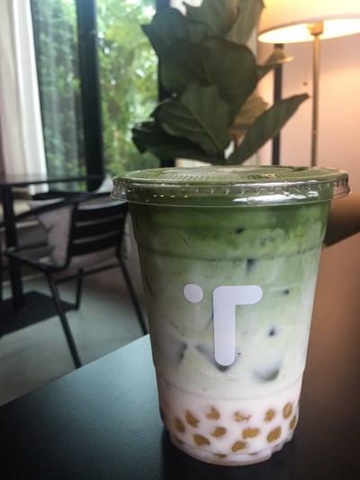 มัทฉะลาเต้ไข่มุก