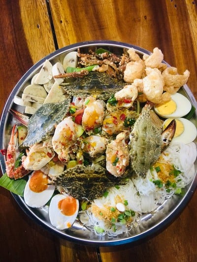 เกาเหลาปูม้าถาด