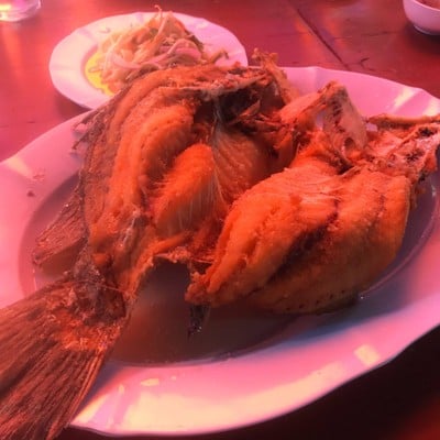 เมนูของร้าน เจ๊ยินดี ซีฟู้ด