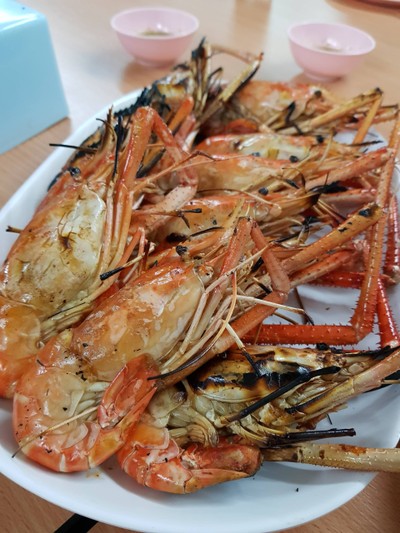 กุ้งเผา