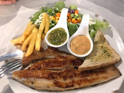 สเต็กปลาดอลลี่ย่าง