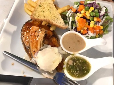 สเต็กปลาแซลมอล Seafood