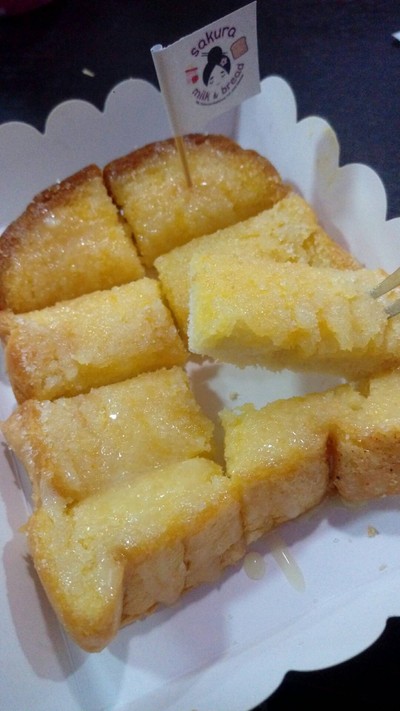ปังปิ้งเนย+นม+น้ำตาล
