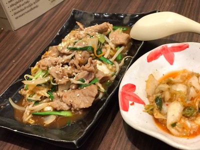 หมูย่างกระทะร้อน