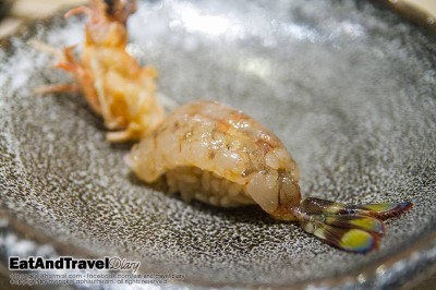 Kuruma Ebi แบบดิบ
