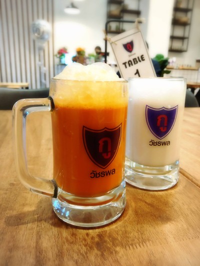 ชาชักร้อน&นมสดชัก