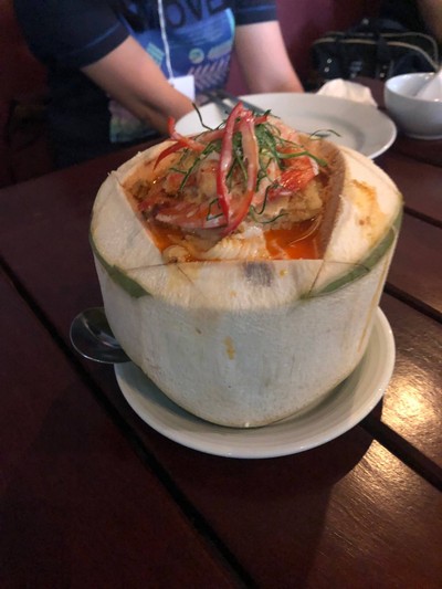 ห่อหมกทะเลมะพร้าวอ่อน