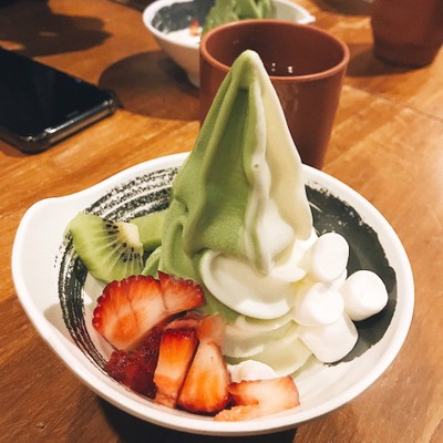 เมนูของร้าน Sofuto Cream หลัง มช.